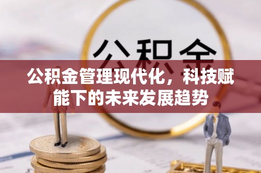 下营公积金管理现代化，科技赋能下的未来发展趋势